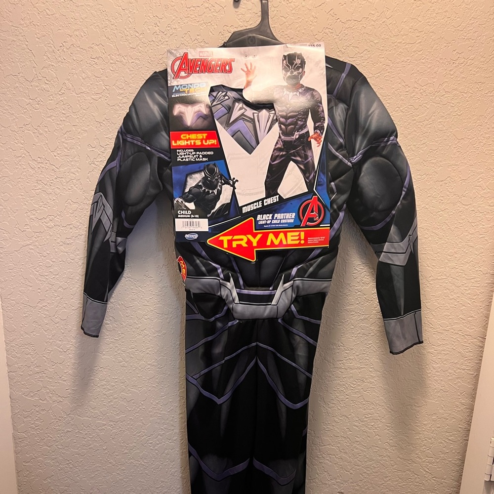 Boys Black panther costume